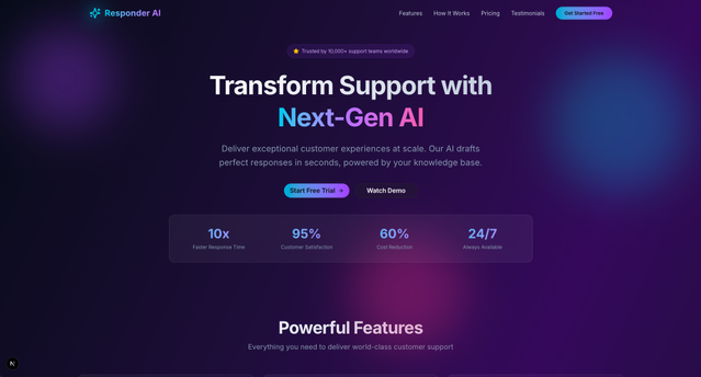 Responder AI - Customer Support Automation